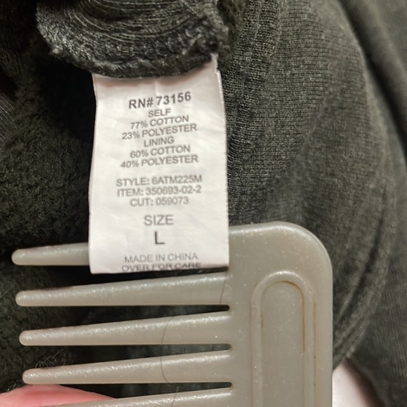 Athleta Zip Quilted jacket Outerwear size large- Moto Style - Picture 7 of 8